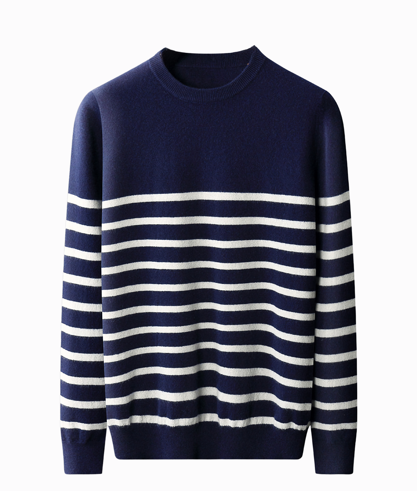 STRIPED CREWNECK